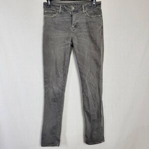 American Eagle Men’s Ne(x)t Level Flex Skinny Jeans 30x32 Gray Stretch Denim